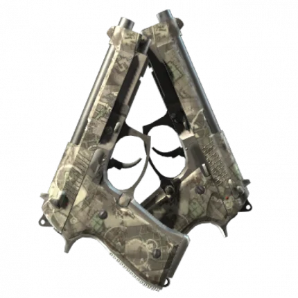 Dual Berettas | Heist (Well-Worn)