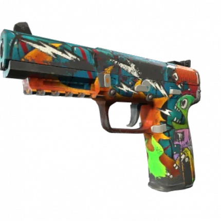 Five-SeveN | Angry Mob (Battle-Scarred)