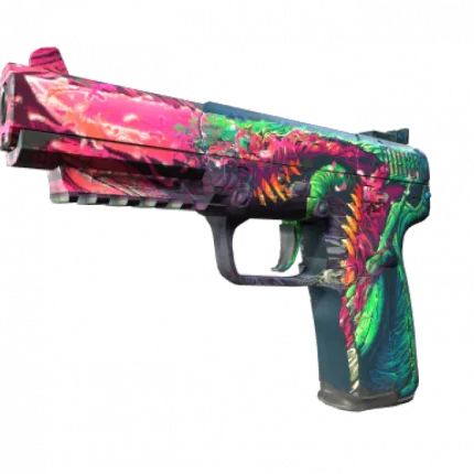 Five-SeveN | Hyper Beast (Well-Worn)