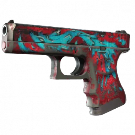 Glock-18 | Water Elemental (Battle-Scarred)