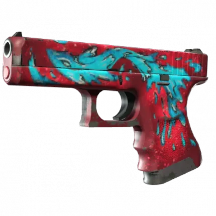 Glock-18 | Water Elemental (Well-Worn)