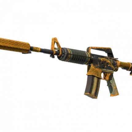 M4A1-S | Golden Coil (Battle-Scarred)