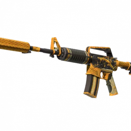 M4A1-S | Golden Coil (Well-Worn)