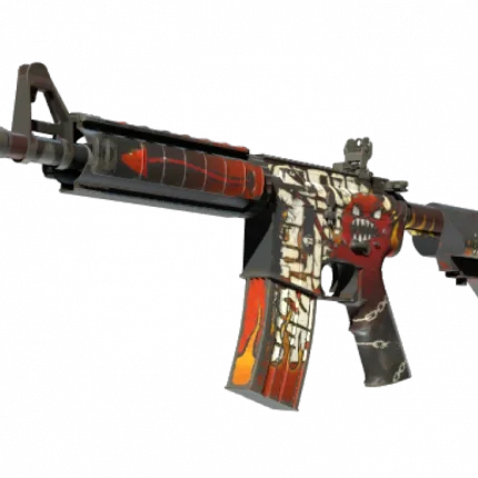 M4A4 | Hellfire (Well-Worn)