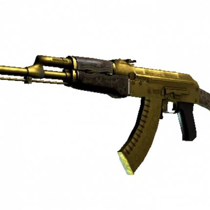 Souvenir AK-47 | Gold Arabesque (Battle-Scarred)