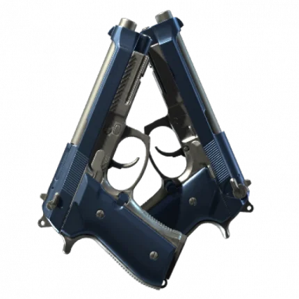 Souvenir Dual Berettas | Anodized Navy (Minimal Wear)