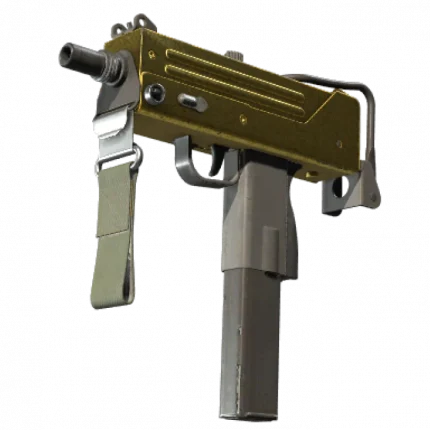 Souvenir MAC-10 | Gold Brick (Well-Worn)
