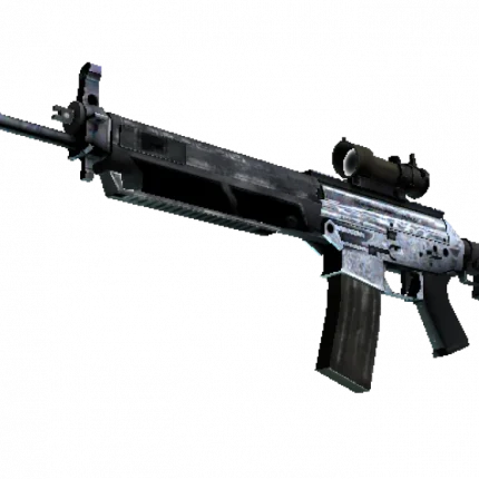 Souvenir SG 553 | Damascus Steel (Minimal Wear)