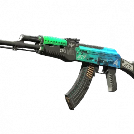 StatTrak™ AK-47 | Ice Coaled (Well-Worn)