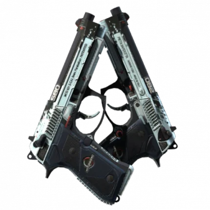 StatTrak™ Dual Berettas | Dezastre (Minimal Wear)