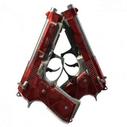 StatTrak™ Dual Berettas | Hemoglobin (Field-Tested)