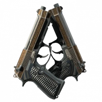 StatTrak™ Dual Berettas | Tread (Factory New)