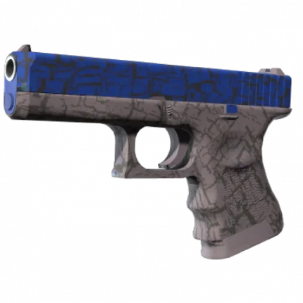 StatTrak™ Glock-18 | Blue Fissure (Minimal Wear)