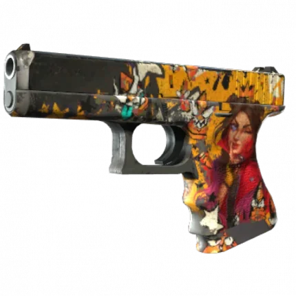 StatTrak™ Glock-18 | Bullet Queen (Battle-Scarred)