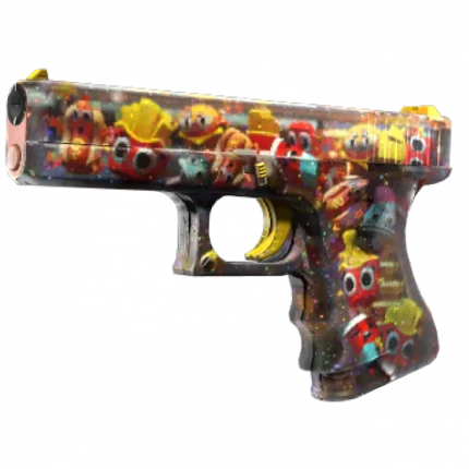 StatTrak™ Glock-18 | Snack Attack (Well-Worn)