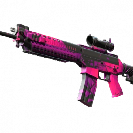 StatTrak™ SG 553 | Pulse (Minimal Wear)
