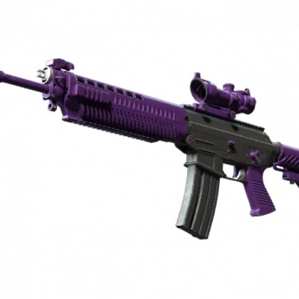 StatTrak™ SG 553 | Ultraviolet (Well-Worn)