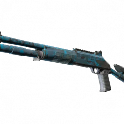 XM1014 | VariCamo Blue (Well-Worn)
