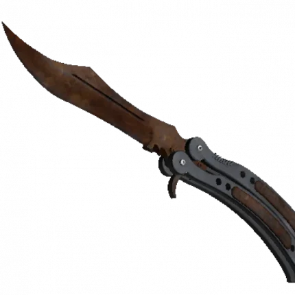 ★ Butterfly Knife | Rust Coat (Battle-Scarred)