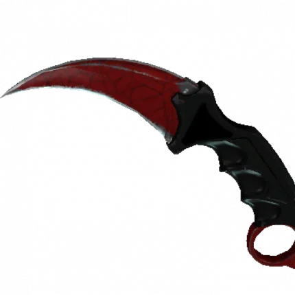 ★ Karambit | Crimson Web (Well-Worn)