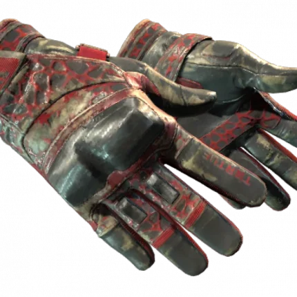 ★ Moto Gloves | Blood Pressure (Battle-Scarred)