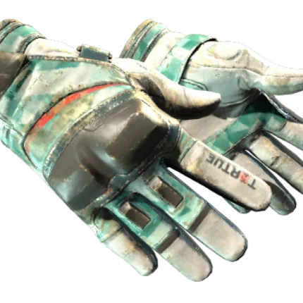 ★ Moto Gloves | Spearmint (Battle-Scarred)