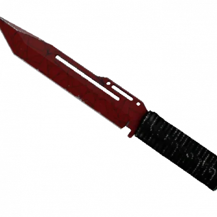 ★ Paracord Knife | Crimson Web (Well-Worn)