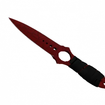 ★ Skeleton Knife | Crimson Web (Well-Worn)