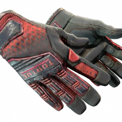 ★ Specialist Gloves | Crimson Kimono (Battle-Scarred)