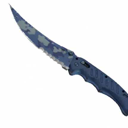 ★ StatTrak™ Flip Knife | Bright Water (Well-Worn)