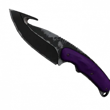 ★ StatTrak™ Gut Knife | Ultraviolet (Well-Worn)