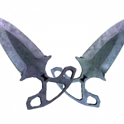 ★ StatTrak™ Shadow Daggers | Blue Steel (Battle-Scarred)