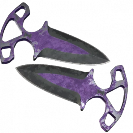 ★ StatTrak™ Shadow Daggers | Ultraviolet (Battle-Scarred)
