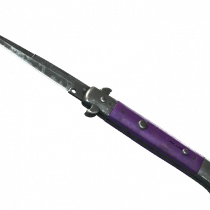 ★ StatTrak™ Stiletto Knife | Ultraviolet (Battle-Scarred)