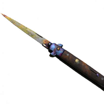 ★ Stiletto Knife | Case Hardened (Field-Tested)