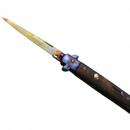 ★ Stiletto Knife | Case Hardened (Minimal Wear)