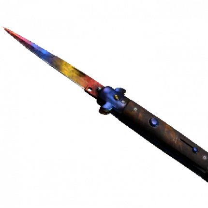 ★ Stiletto Knife | Marble Fade (Minimal Wear)