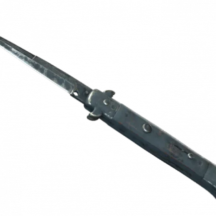 ★ Stiletto Knife | Night Stripe (Battle-Scarred)