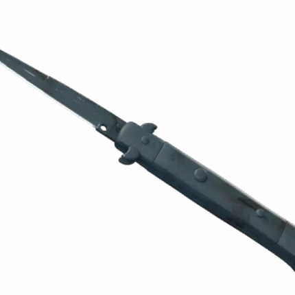 ★ Stiletto Knife | Night Stripe (Well-Worn)