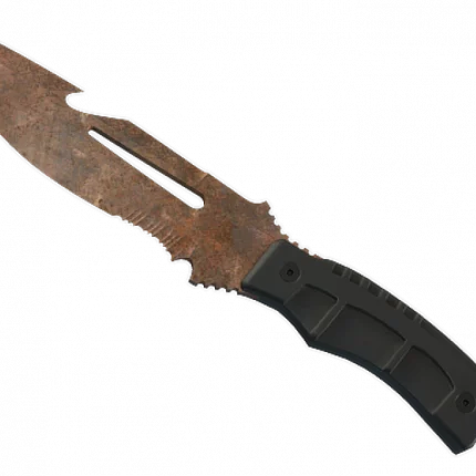 ★ Survival Knife | Rust Coat (Battle-Scarred)