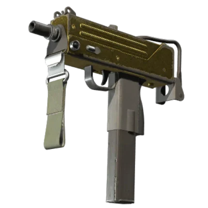 MAC-10 | Gold Brick (Battle-Scarred)