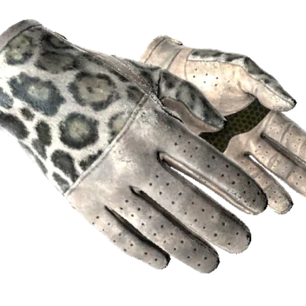 ★ Driver Gloves | Snow Leopard (Well-Worn)