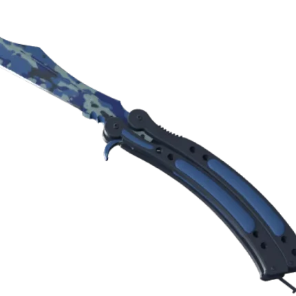 ★ StatTrak™ Butterfly Knife | Bright Water (Minimal Wear)