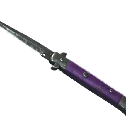 ★ Stiletto Knife | Ultraviolet (Battle-Scarred)