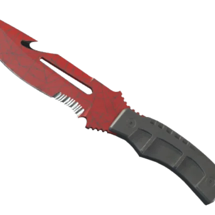 ★ Survival Knife | Crimson Web (Well-Worn)