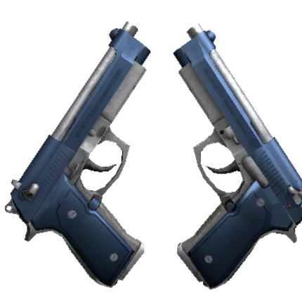 Dual Berettas | Anodized Navy (Minimal Wear)