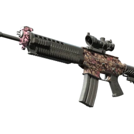 SG 553 | Desert Blossom (Battle-Scarred)