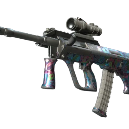 StatTrak™ AUG | Death by Puppy (Well-Worn)