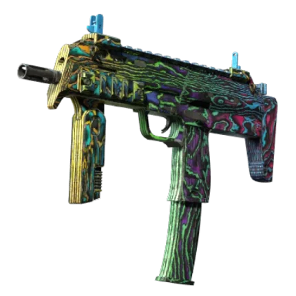 StatTrak™ MP7 | Neon Ply (Minimal Wear)