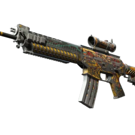 StatTrak™ SG 553 | Colony IV (Battle-Scarred)